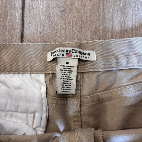 Ralph Lauren Chino Pants Womens Size 10 Tan - Picture 4 of 8